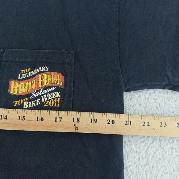 Boot Hill Saloon Shirt Mens Large 70th Bike Week Daytona Beach Motorcycle 2011 - Picture 6 of 7